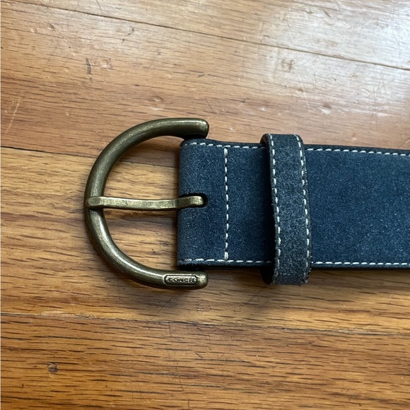 Coach Blue Suede Belt - Picture 2 of 8
